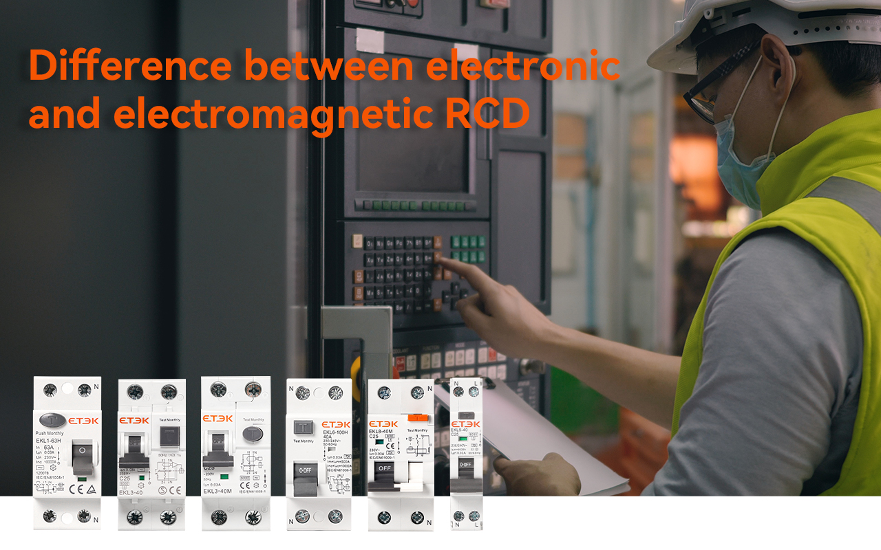 Difference between electronic and Electromagnetic type RCD?